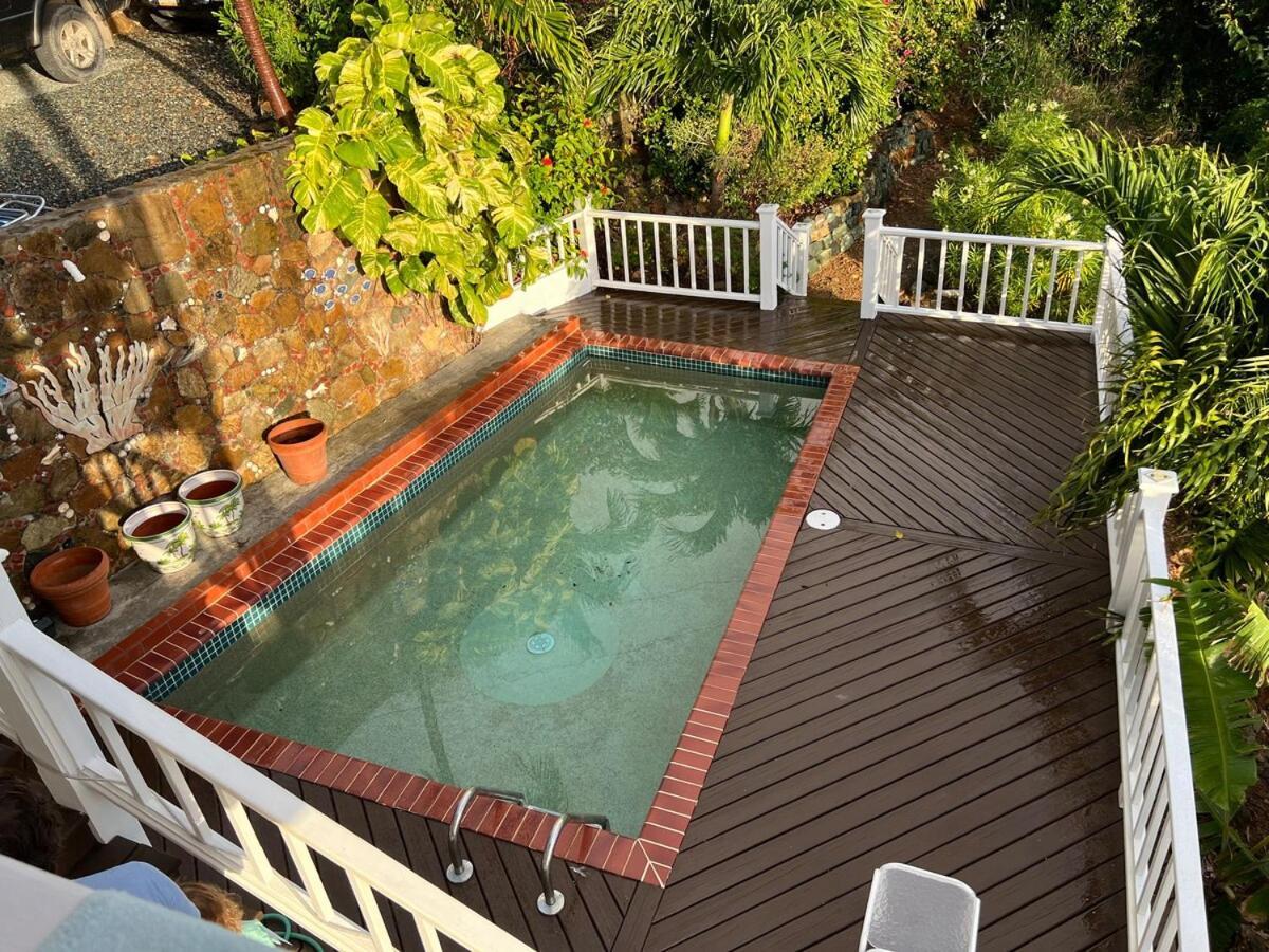Blue Pearl Villa In St John Usvi Coral Bay Bagian luar foto